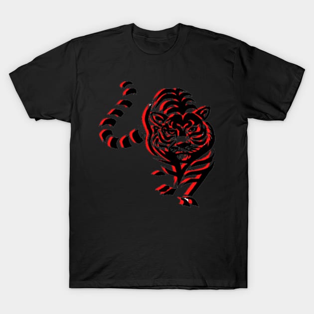 New Lunar Year -Tiger T-Shirt by Alexander S.